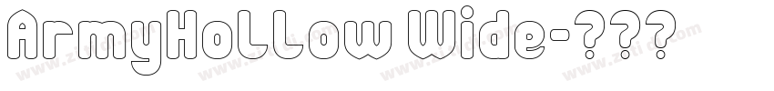 ArmyHollow Wide字体转换